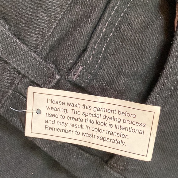 Wear Guard black solid jean pants men style 217 size 32X32 - Picture 8 of 11